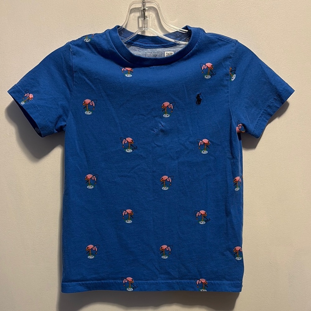 Polo by Ralph Lauren Blue Cartoon Print Short Sleeve Tee